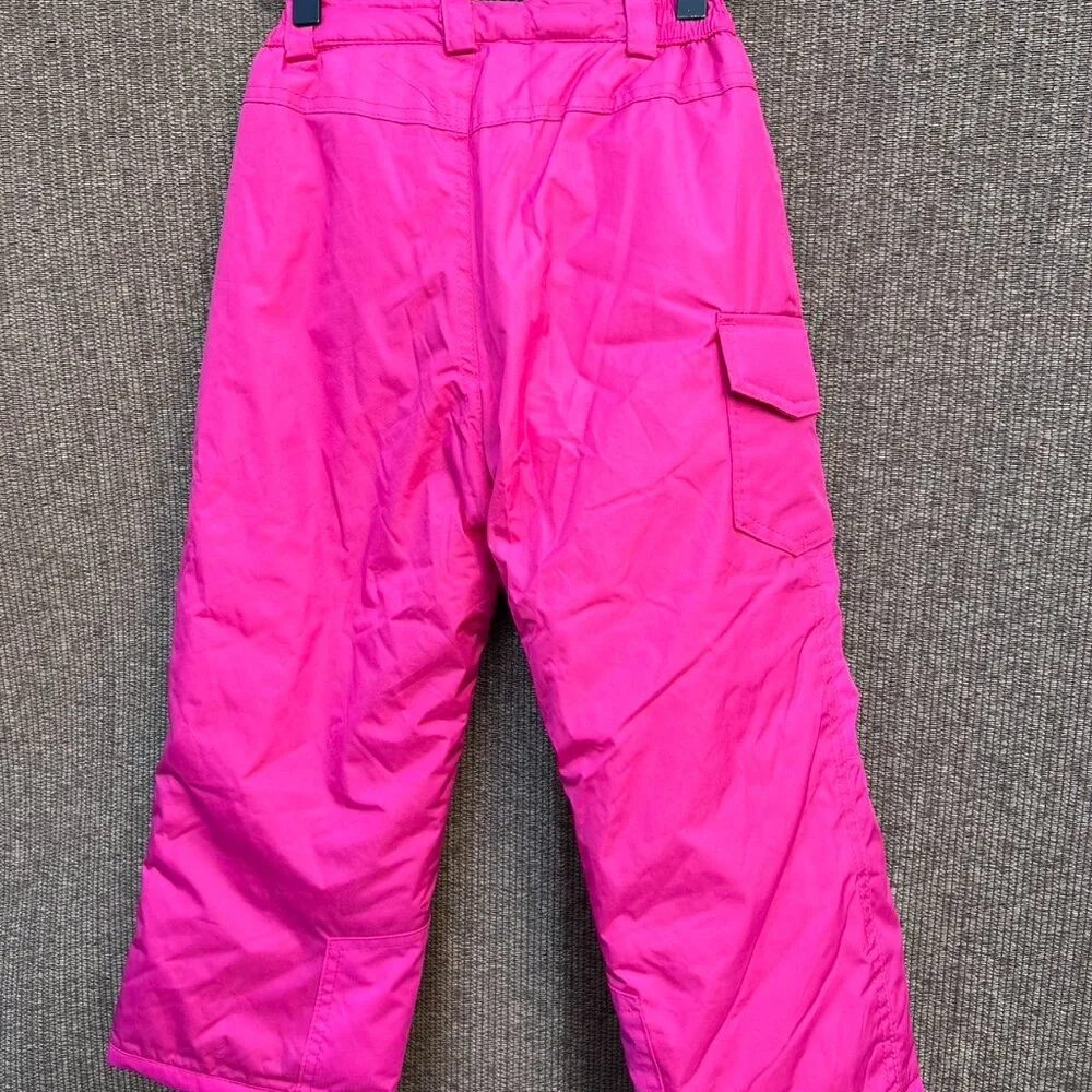 Vertical 9 Girls Pink Water Resistant Insulated Cargo Snow Pants Youth Girls Sz